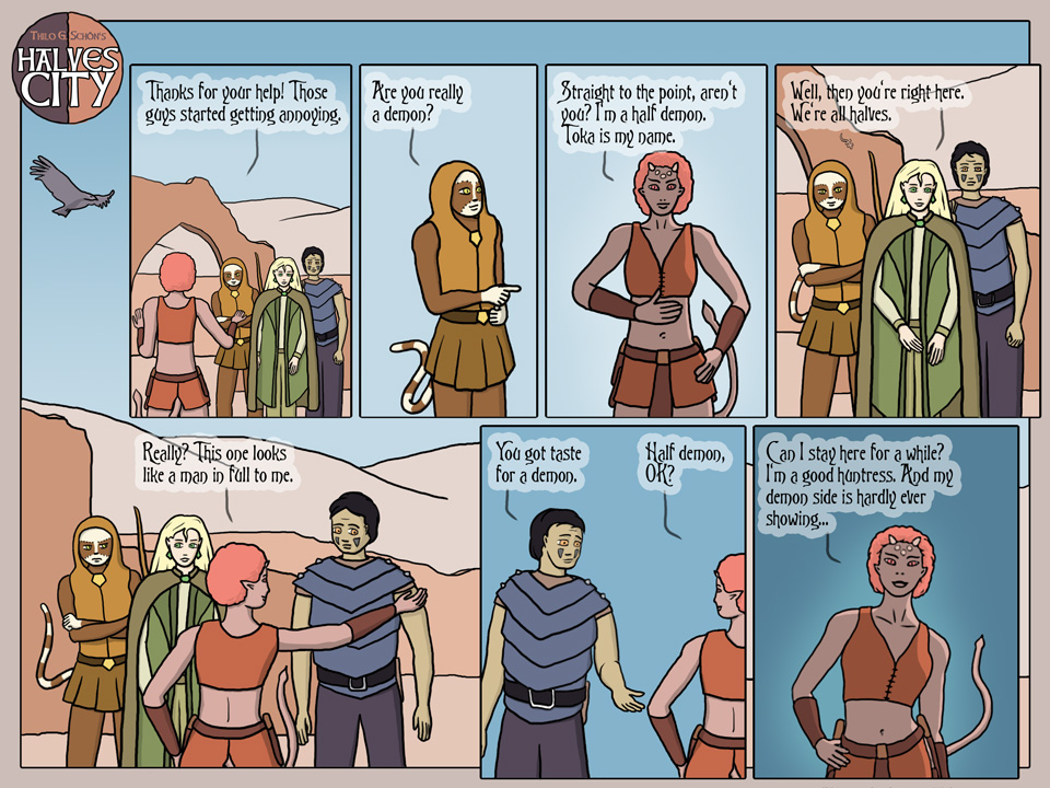 Halves City Comic