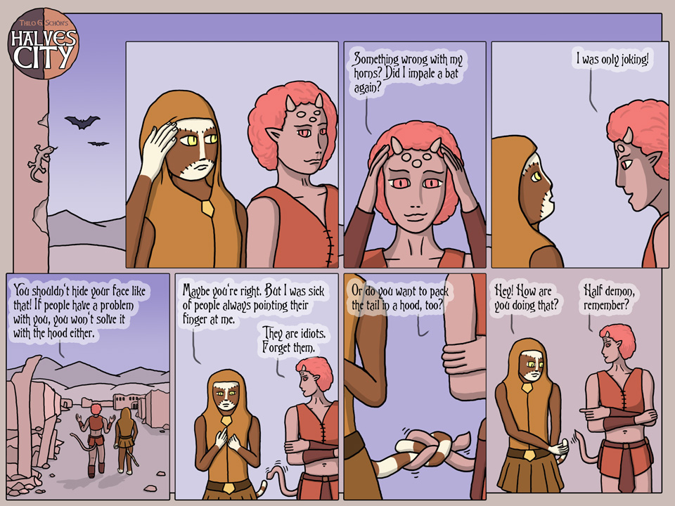 Halves City Comic